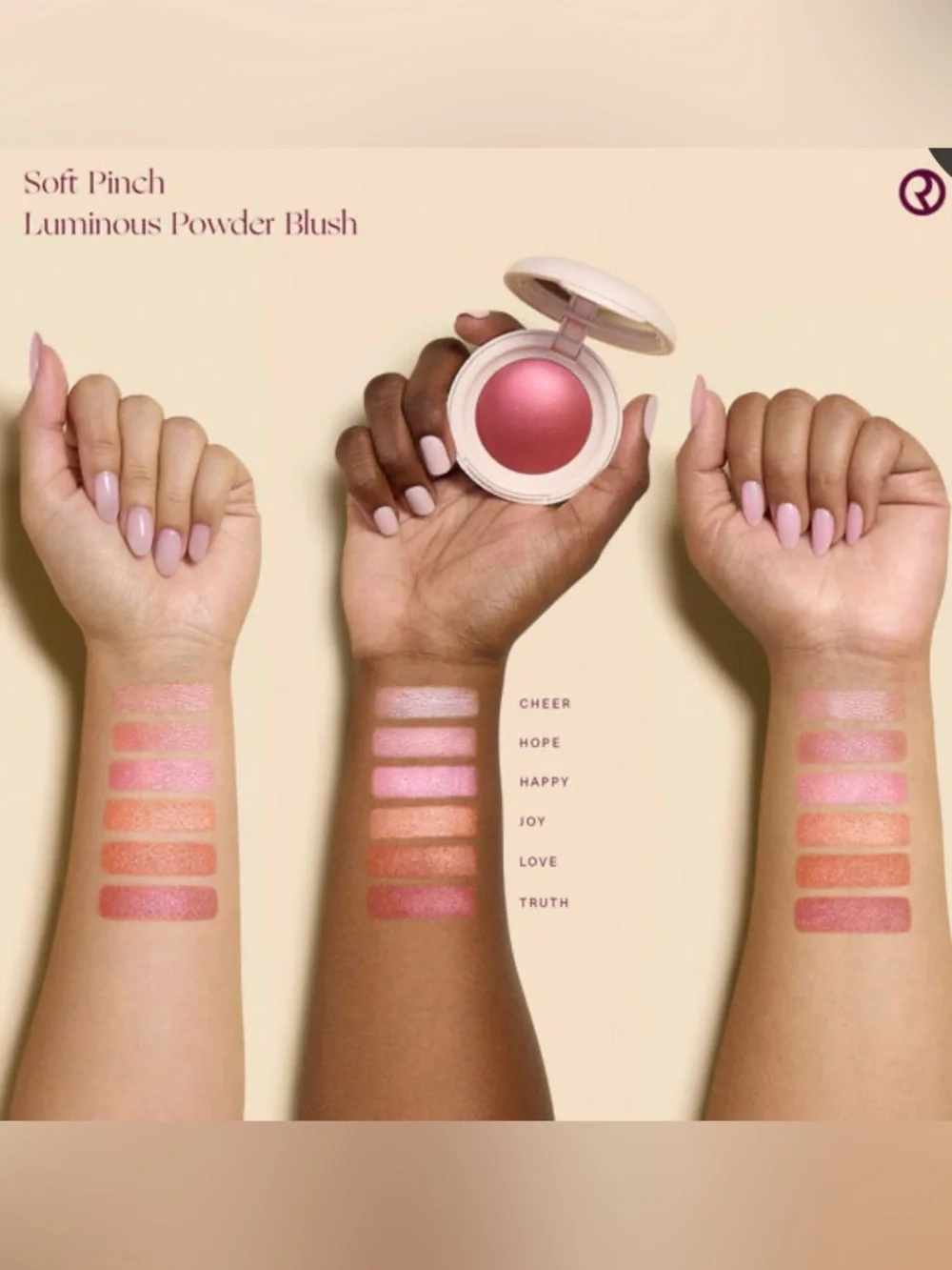 Rare Beauty Soft Pinch Luminous Powder Blush - Joy